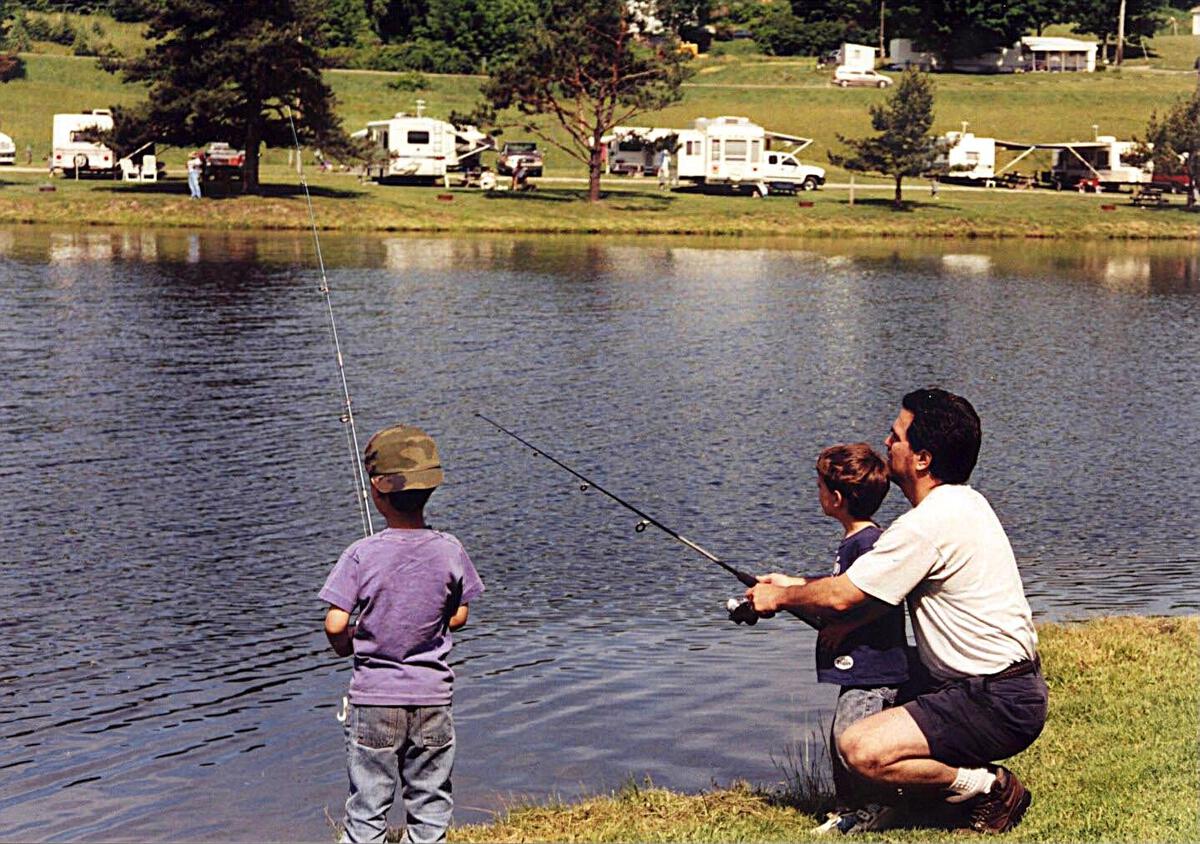  Fishing on the pond
